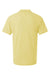 AllPro 62800 Mens Pique Short Sleeve Polo Shirt Light Yellow Flat Back