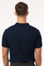 AllPro 62800 Mens Pique Short Sleeve Polo Shirt Navy Blue Model Back