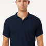 AllPro Mens Wrinkle Resistant Pique Short Sleeve Polo Shirt - Navy Blue - Coming Soon