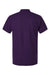 AllPro 62800 Mens Pique Short Sleeve Polo Shirt Purple Flat Back