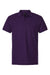 AllPro 62800 Mens Pique Short Sleeve Polo Shirt Purple Flat Front