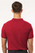 AllPro 62800 Mens Pique Short Sleeve Polo Shirt Red Model Back