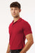 AllPro 62800 Mens Pique Short Sleeve Polo Shirt Red Model Side