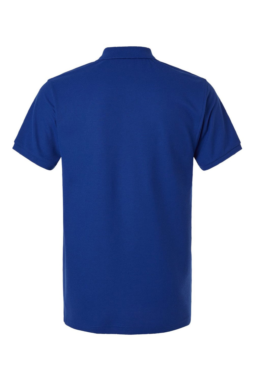 AllPro 62800 Mens Pique Short Sleeve Polo Shirt Royal Blue Flat Back