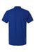 AllPro 62800 Mens Pique Short Sleeve Polo Shirt Royal Blue Flat Back