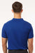 AllPro 62800 Mens Pique Short Sleeve Polo Shirt Royal Blue Model Back