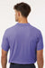 AllPro 62800 Mens Pique Short Sleeve Polo Shirt Violet Purple Model Back