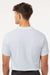 AllPro 62800 Mens Pique Short Sleeve Polo Shirt White Model Back