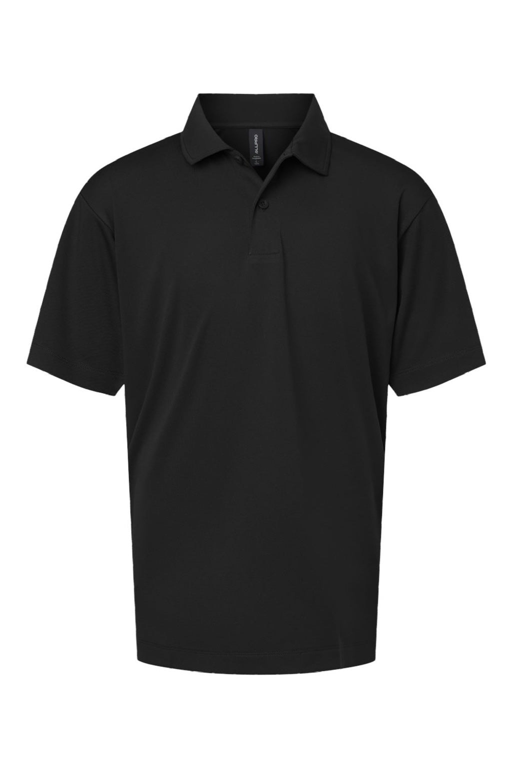 AllPro 41800Y Youth Pro Lock Performance Short Sleeve Polo Shirt Black Flat Front