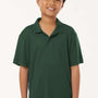 AllPro Youth Pro Lock Performance Moisture Wicking Short Sleeve Polo Shirt - Forest Green - Coming Soon