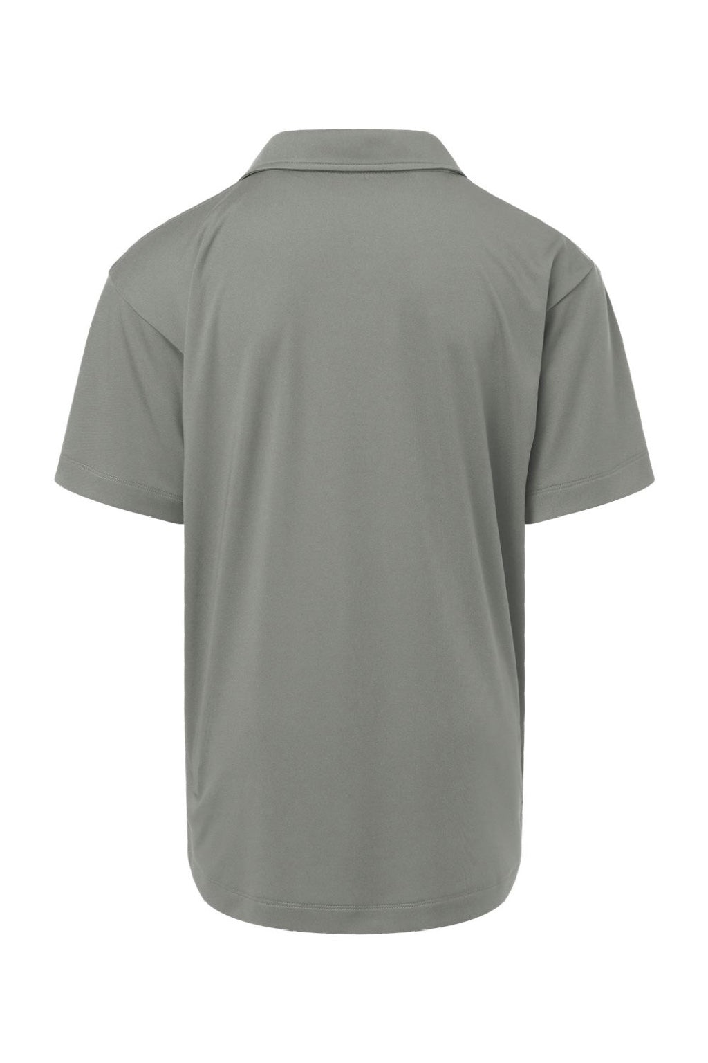 AllPro 41800Y Youth Pro Lock Performance Short Sleeve Polo Shirt Greystone Flat Back