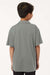 AllPro 41800Y Youth Pro Lock Performance Short Sleeve Polo Shirt Greystone Model Back
