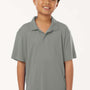 AllPro Youth Pro Lock Performance Moisture Wicking Short Sleeve Polo Shirt - Greystone - Coming Soon