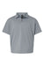 AllPro 41800Y Youth Pro Lock Performance Short Sleeve Polo Shirt Heather Steel Grey Flat Front