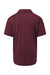 AllPro 41800Y Youth Pro Lock Performance Short Sleeve Polo Shirt Maroon Flat Back