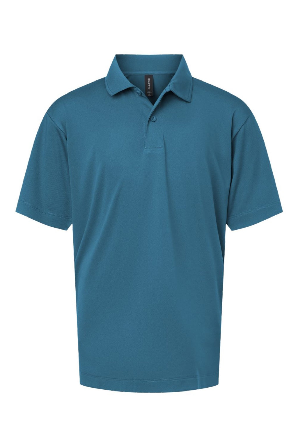 AllPro 41800Y Youth Pro Lock Performance Short Sleeve Polo Shirt Pacific Blue Flat Front