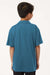 AllPro 41800Y Youth Pro Lock Performance Short Sleeve Polo Shirt Pacific Blue Model Back