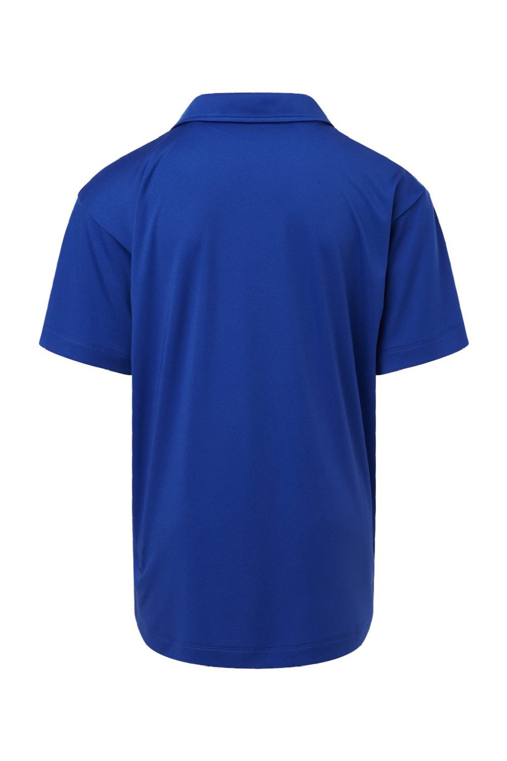AllPro 41800Y Youth Pro Lock Performance Short Sleeve Polo Shirt Royal Blue Flat Back