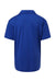 AllPro 41800Y Youth Pro Lock Performance Short Sleeve Polo Shirt Royal Blue Flat Back