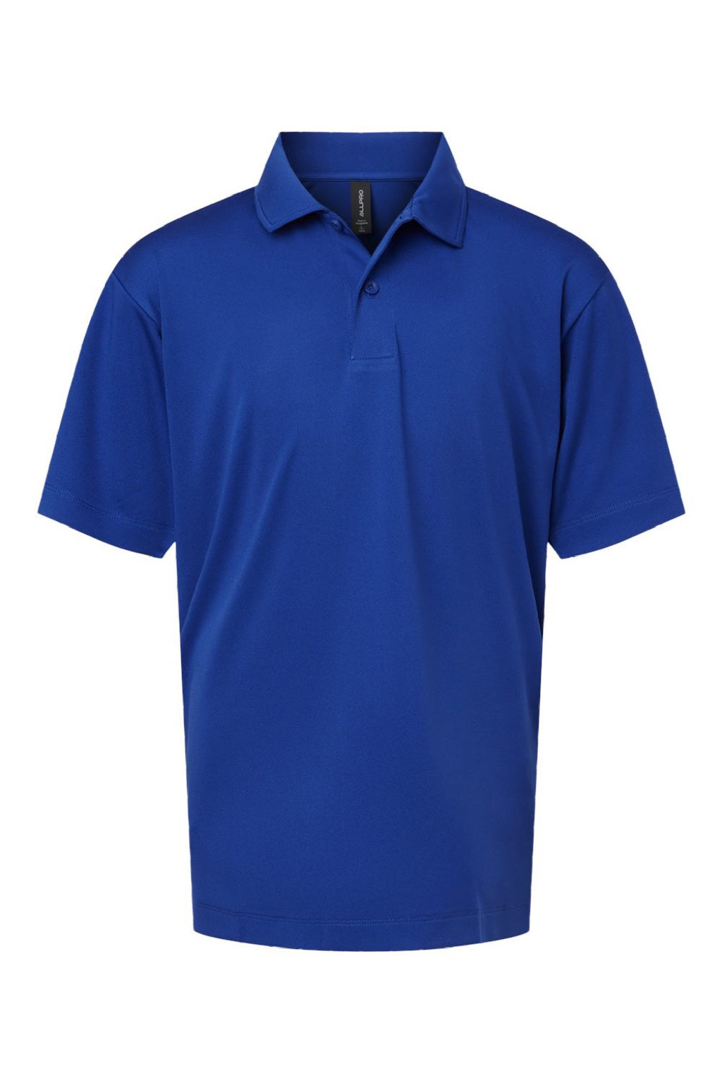 AllPro 41800Y Youth Pro Lock Performance Short Sleeve Polo Shirt Royal Blue Flat Front