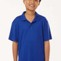 AllPro Youth Pro Lock Performance Moisture Wicking Short Sleeve Polo Shirt - Royal Blue - Coming Soon
