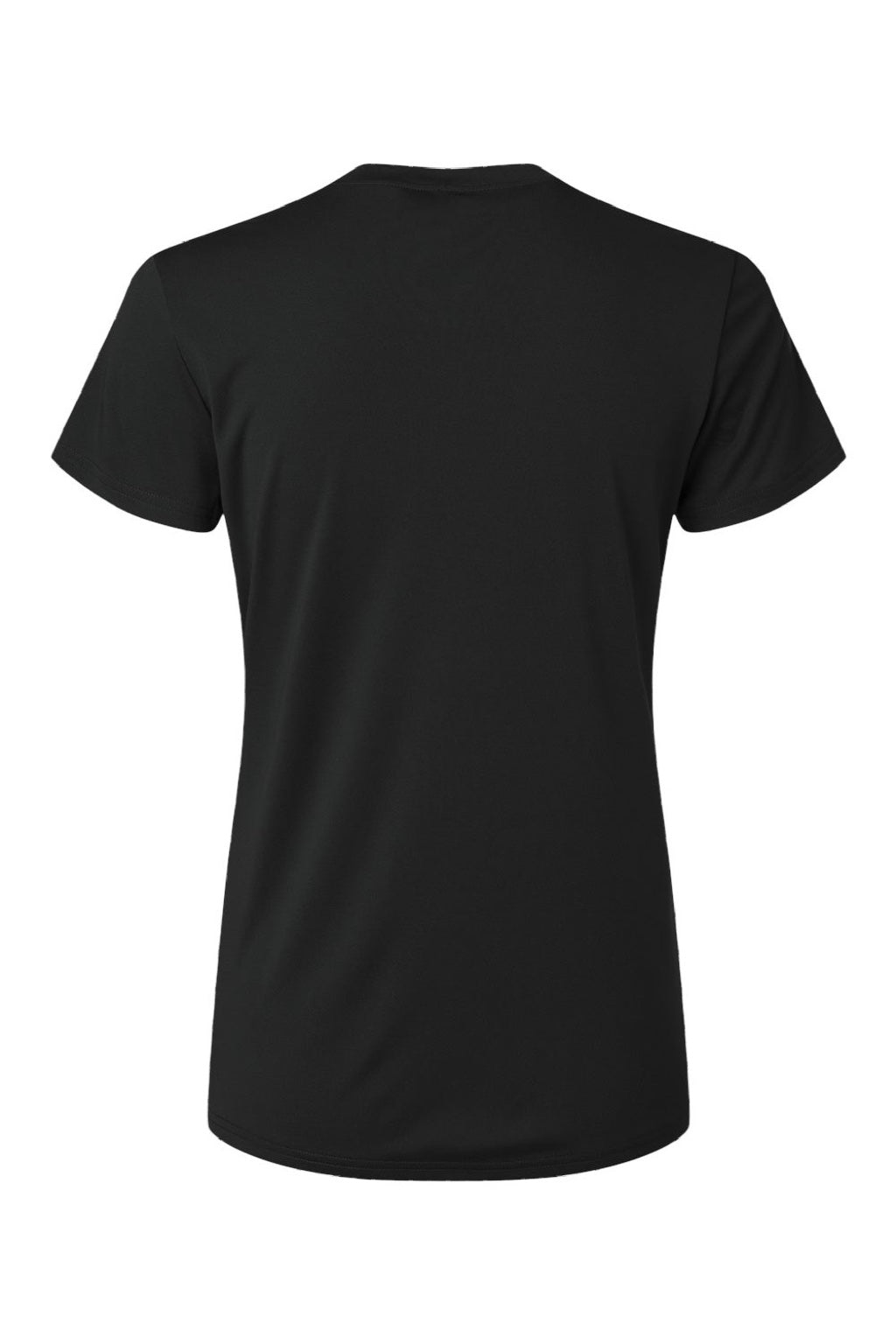 AllPro 48000L Womens Pro Lock Performance Short Sleeve Crewneck T-Shirt Black Flat Back