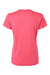 AllPro 48000L Womens Pro Lock Performance Short Sleeve Crewneck T-Shirt Bright Pink Flat Back
