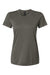 AllPro 48000L Womens Pro Lock Performance Short Sleeve Crewneck T-Shirt Charcoal Grey Flat Front