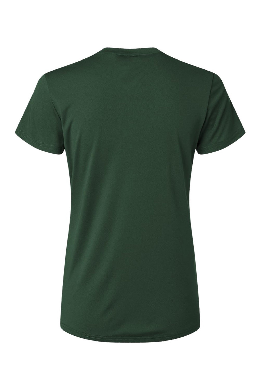 AllPro 48000L Womens Pro Lock Performance Short Sleeve Crewneck T-Shirt Forest Green Flat Back