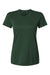 AllPro 48000L Womens Pro Lock Performance Short Sleeve Crewneck T-Shirt Forest Green Flat Front
