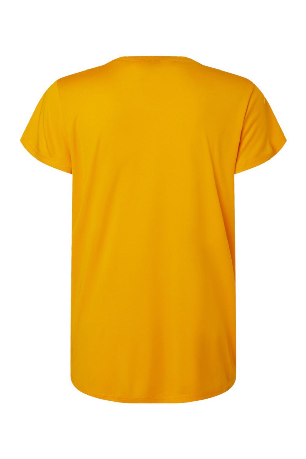 AllPro 48000L Womens Pro Lock Performance Short Sleeve Crewneck T-Shirt Gold Flat Back