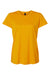 AllPro 48000L Womens Pro Lock Performance Short Sleeve Crewneck T-Shirt Gold Flat Front