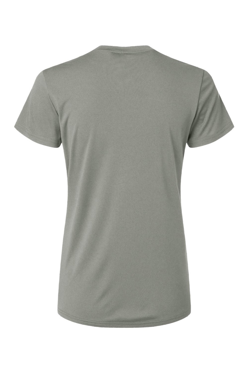 AllPro 48000L Womens Pro Lock Performance Short Sleeve Crewneck T-Shirt Greystone Flat Back