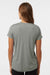 AllPro 48000L Womens Pro Lock Performance Short Sleeve Crewneck T-Shirt Greystone Model Back