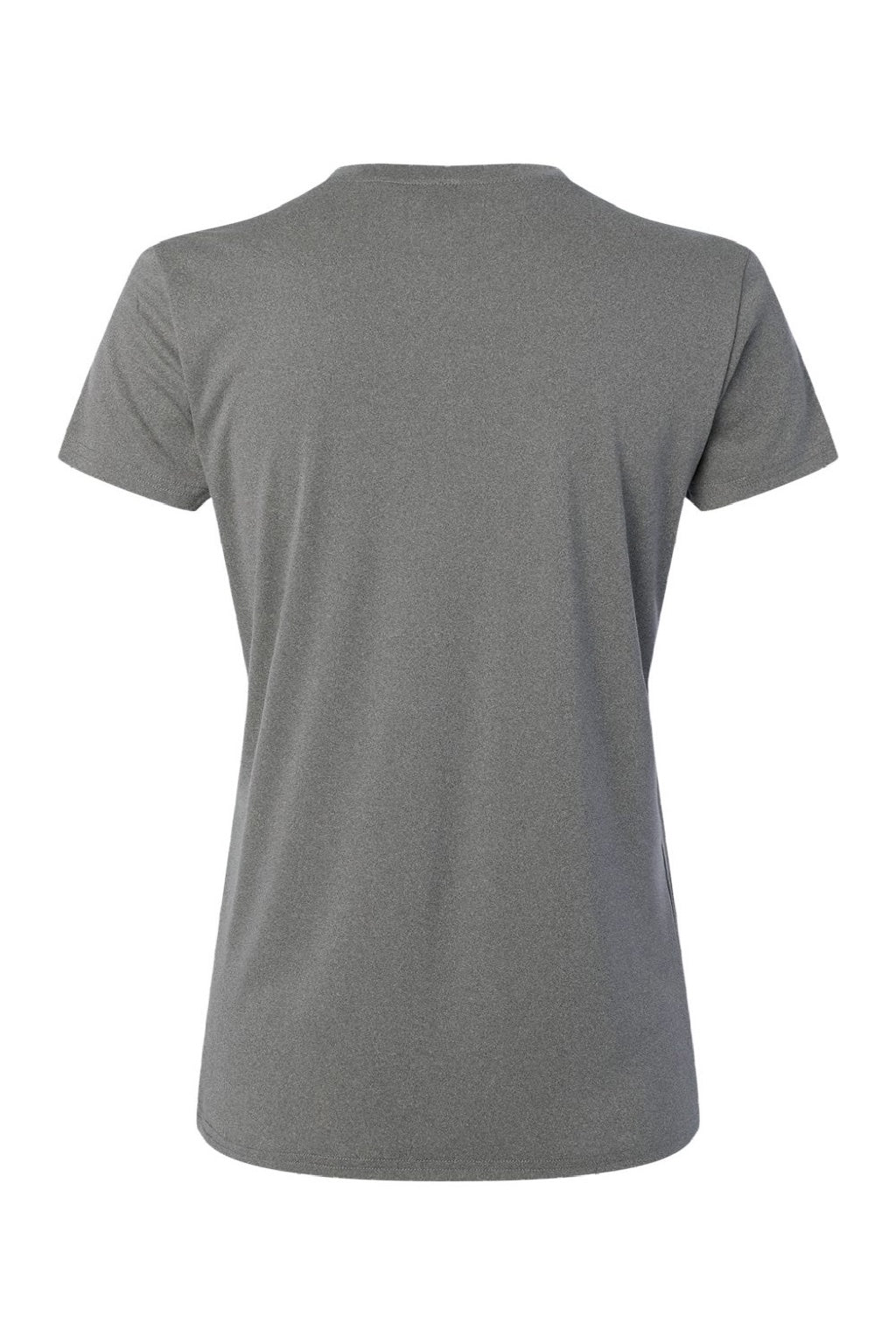 AllPro 48000L Womens Pro Lock Performance Short Sleeve Crewneck T-Shirt Heather Granite Grey Flat Back