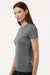 AllPro 48000L Womens Pro Lock Performance Short Sleeve Crewneck T-Shirt Heather Granite Grey Model Side