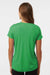 AllPro 48000L Womens Pro Lock Performance Short Sleeve Crewneck T-Shirt Kelly Green Model Back