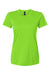 AllPro 48000L Womens Pro Lock Performance Short Sleeve Crewneck T-Shirt Lime Green Flat Front
