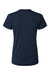 AllPro 48000L Womens Pro Lock Performance Short Sleeve Crewneck T-Shirt Navy Blue Flat Back