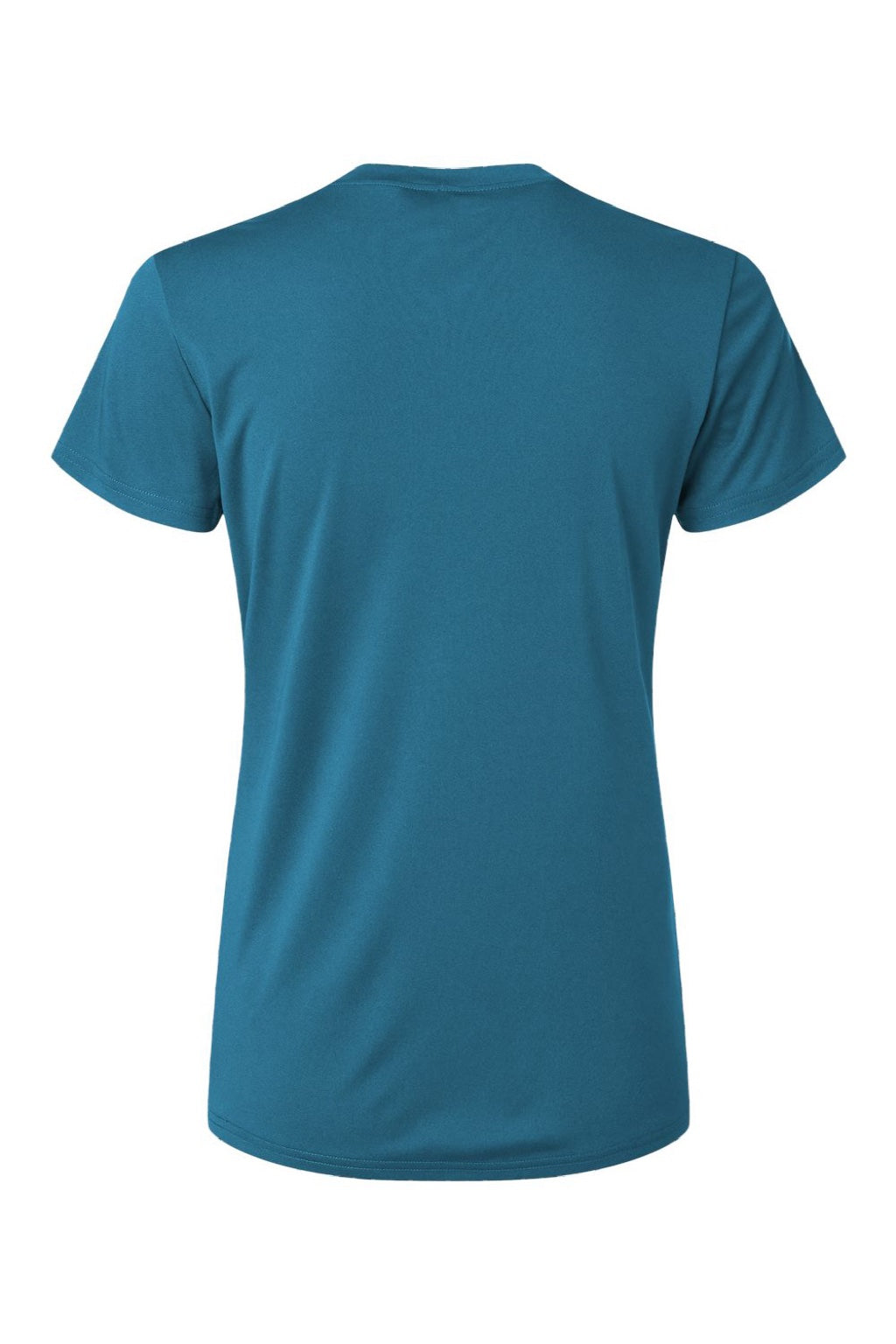 AllPro 48000L Womens Pro Lock Performance Short Sleeve Crewneck T-Shirt Pacific Blue Flat Back