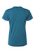 AllPro 48000L Womens Pro Lock Performance Short Sleeve Crewneck T-Shirt Pacific Blue Flat Back