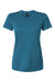 AllPro 48000L Womens Pro Lock Performance Short Sleeve Crewneck T-Shirt Pacific Blue Flat Front