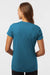 AllPro 48000L Womens Pro Lock Performance Short Sleeve Crewneck T-Shirt Pacific Blue Model Back