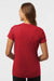 AllPro 48000L Womens Pro Lock Performance Short Sleeve Crewneck T-Shirt Red Model Back