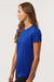 AllPro 48000L Womens Pro Lock Performance Short Sleeve Crewneck T-Shirt Royal Blue Model Side