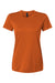 AllPro 48000L Womens Pro Lock Performance Short Sleeve Crewneck T-Shirt Rust Orange Flat Front