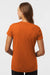AllPro 48000L Womens Pro Lock Performance Short Sleeve Crewneck T-Shirt Rust Orange Model Back