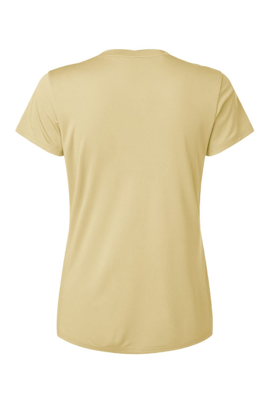 AllPro 48000L Womens Pro Lock Performance Short Sleeve Crewneck T-Shirt Vegas Gold Flat Back