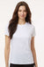 AllPro 48000L Womens Pro Lock Performance Short Sleeve Crewneck T-Shirt White Model Front