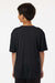 AllPro 48000Y Youth Pro Lock Performance Short Sleeve Crewneck T-Shirt Black Model Back